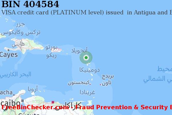 404584 VISA credit Antigua and Barbuda AG قائمة BIN