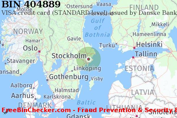 404889 VISA credit Sweden SE BIN 목록