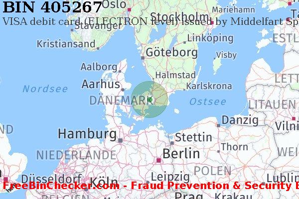 405267 VISA debit Denmark DK BIN-Liste
