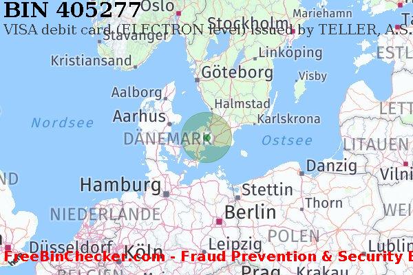 405277 VISA debit Denmark DK BIN-Liste