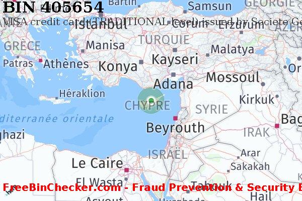 405654 VISA credit Cyprus CY BIN Liste 