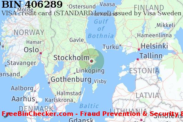 406289 VISA credit Sweden SE BIN List