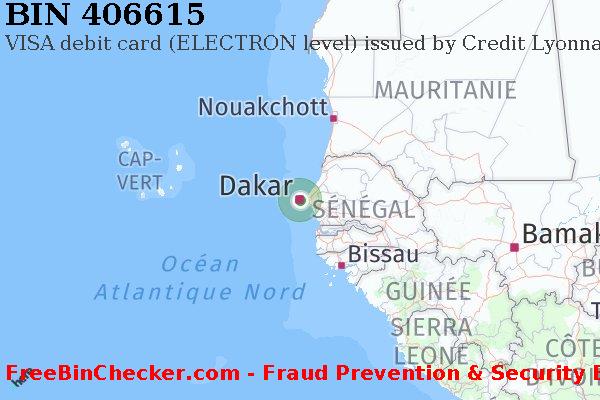 406615 VISA debit Senegal SN BIN Liste 