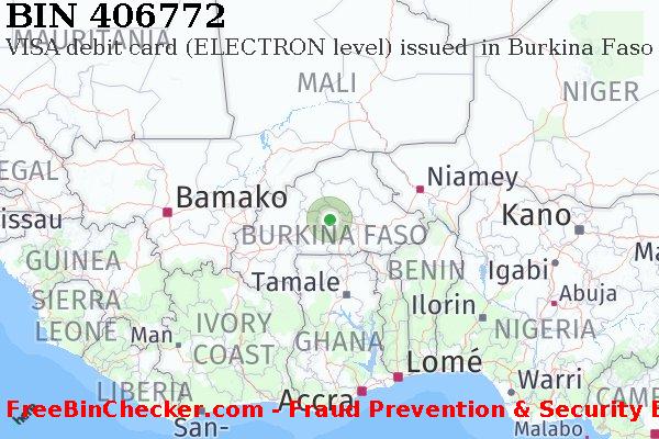 406772 VISA debit Burkina Faso BF Lista de BIN
