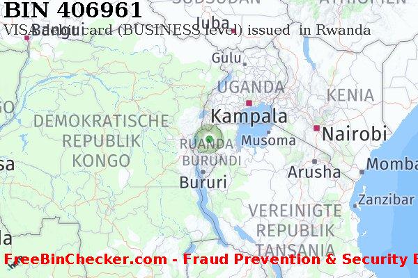 406961 VISA debit Rwanda RW BIN-Liste