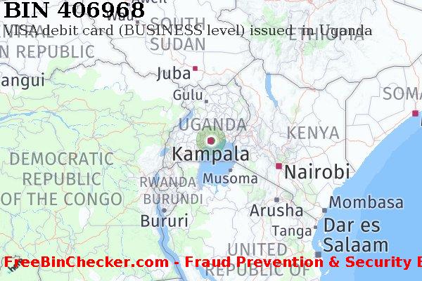 406968 VISA debit Uganda UG बिन सूची