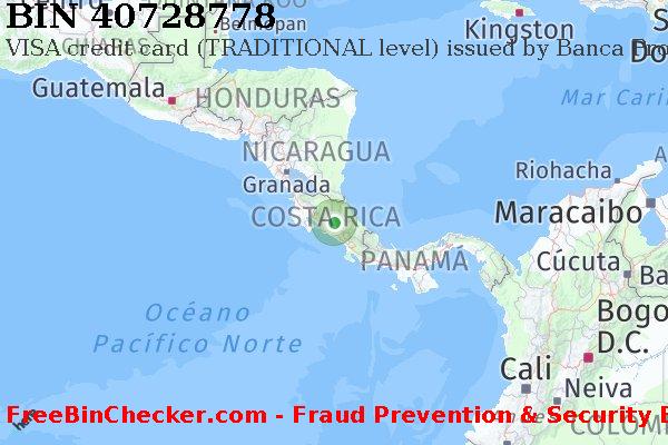 40728778 VISA credit Costa Rica CR Lista de BIN