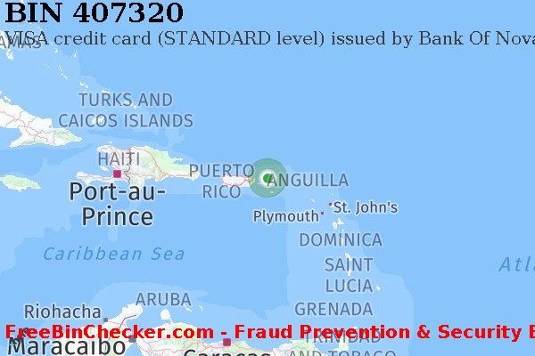 407320 VISA credit Virgin Islands (U.S.) VI BIN List