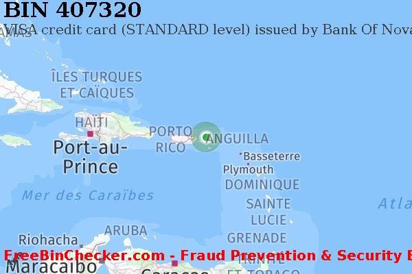 407320 VISA credit Virgin Islands (U.S.) VI BIN Liste 