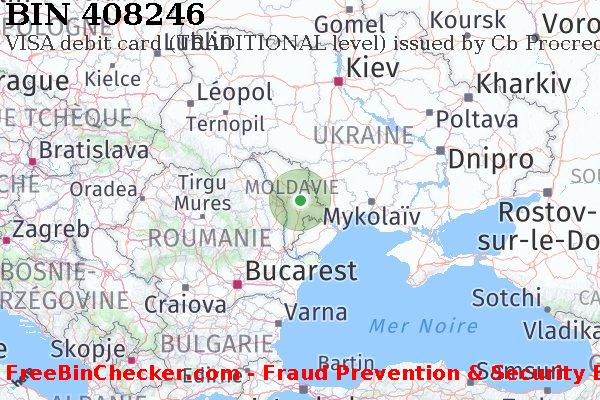 408246 VISA debit Moldova MD BIN Liste 
