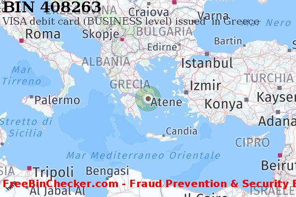 408263 VISA debit Greece GR Lista BIN