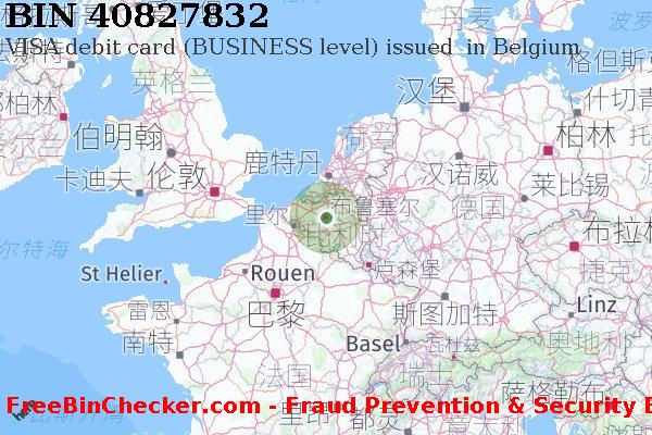 40827832 VISA debit Belgium BE BIN列表