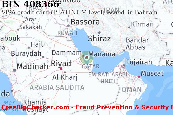 408366 VISA credit Bahrain BH Lista BIN