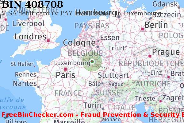 408708 VISA debit Luxembourg LU BIN Liste 