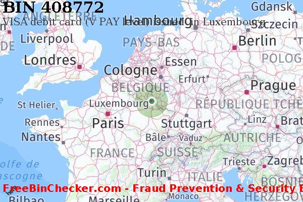 408772 VISA debit Luxembourg LU BIN Liste 
