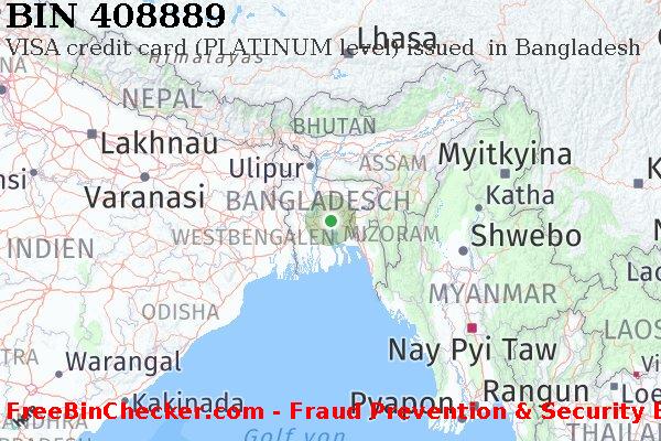 408889 VISA credit Bangladesh BD BIN-Liste