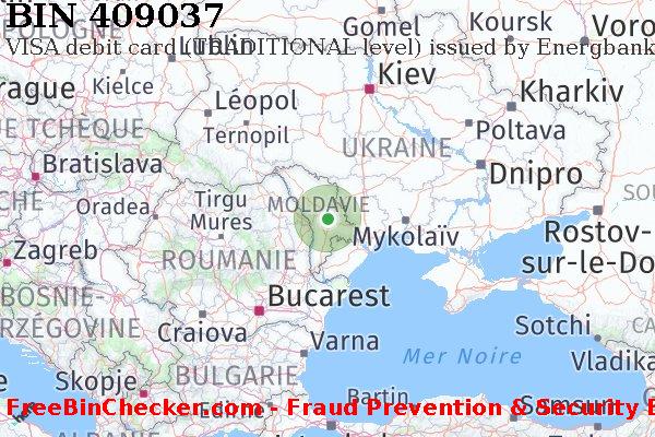 409037 VISA debit Moldova MD BIN Liste 