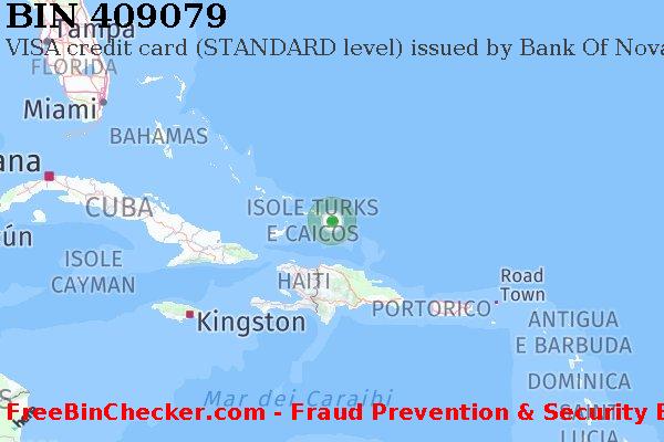 409079 VISA credit Turks and Caicos Islands TC Lista BIN