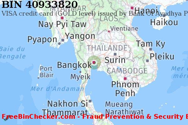 40933820 VISA credit Thailand TH BIN Liste 