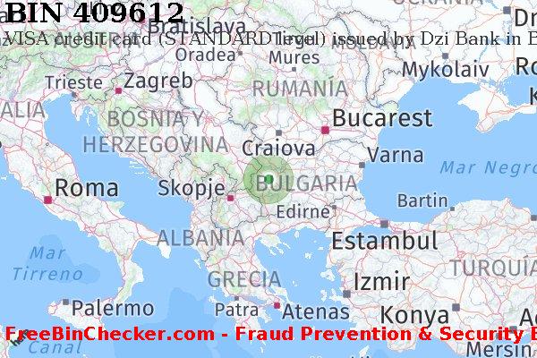 409612 VISA credit Bulgaria BG Lista de BIN