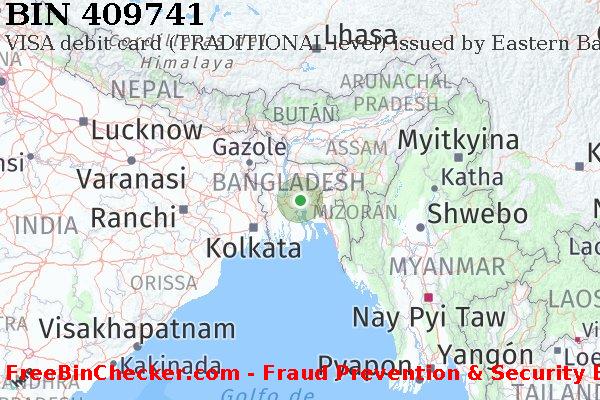 409741 VISA debit Bangladesh BD Lista de BIN