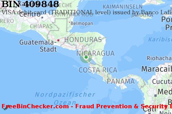 409848 VISA debit Nicaragua NI BIN-Liste