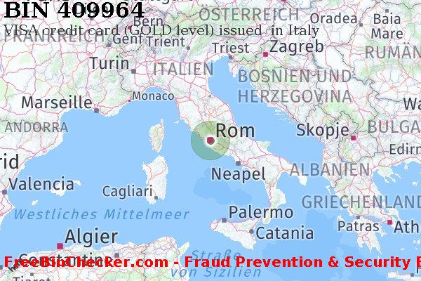 409964 VISA credit Italy IT BIN-Liste