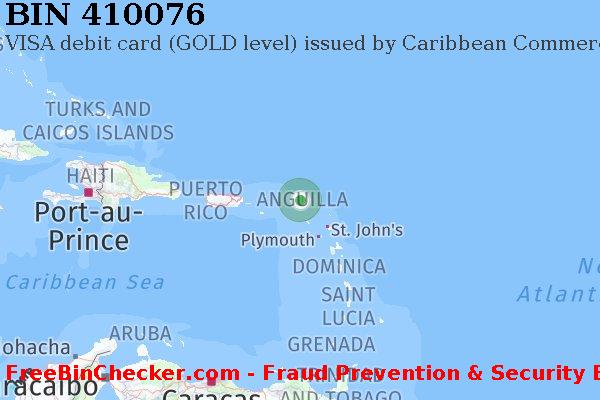 410076 VISA debit Anguilla AI BIN List