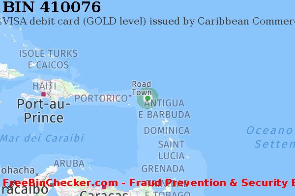 410076 VISA debit Anguilla AI Lista BIN