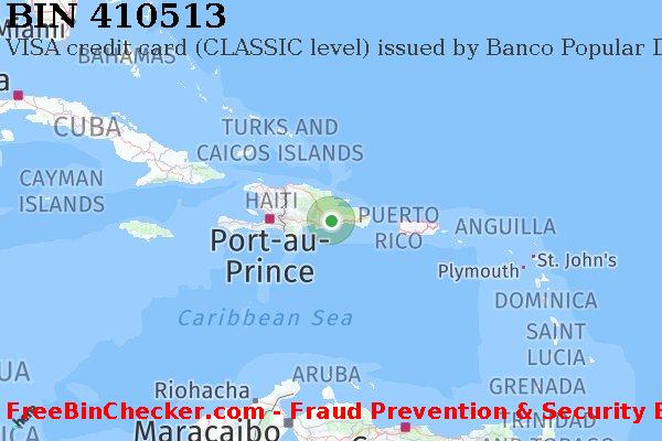 410513 VISA credit Dominican Republic DO BIN List
