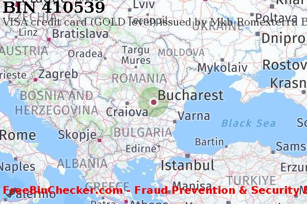 410539 VISA credit Romania RO BIN List
