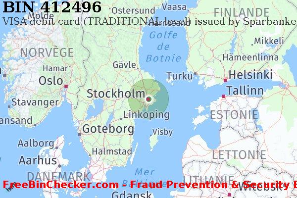 412496 VISA debit Sweden SE BIN Liste 