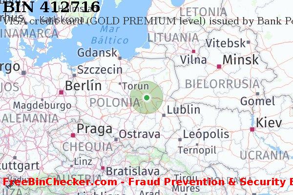412716 VISA credit Poland PL Lista de BIN