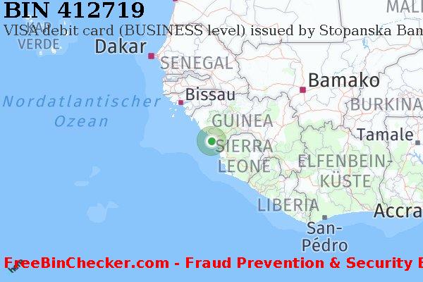 412719 VISA debit Guinea GN BIN-Liste