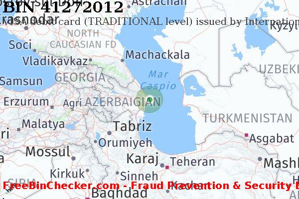41272012 VISA debit Azerbaijan AZ Lista BIN