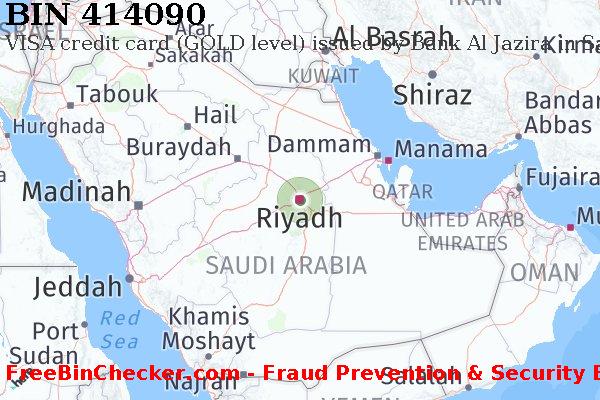 414090 VISA credit Saudi Arabia SA BIN List
