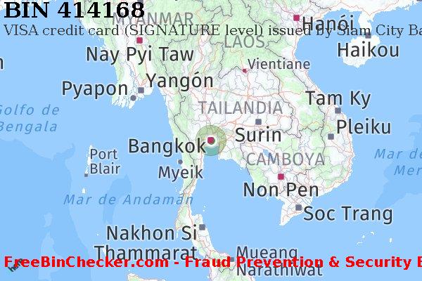 414168 VISA credit Thailand TH Lista de BIN