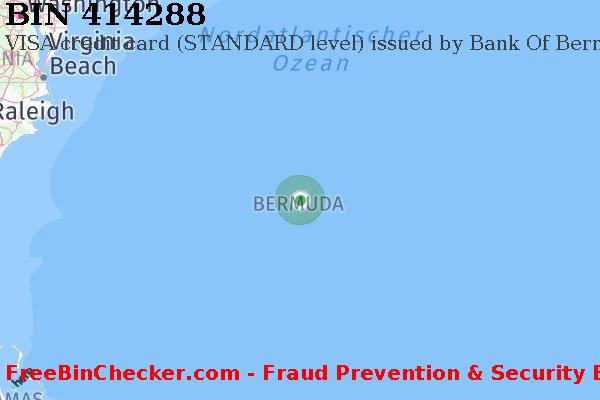 414288 VISA credit Bermuda BM BIN-Liste