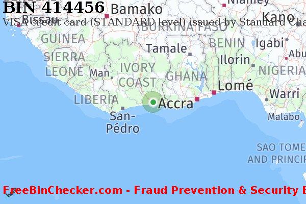 414456 VISA credit Côte d'Ivoire CI BIN 목록