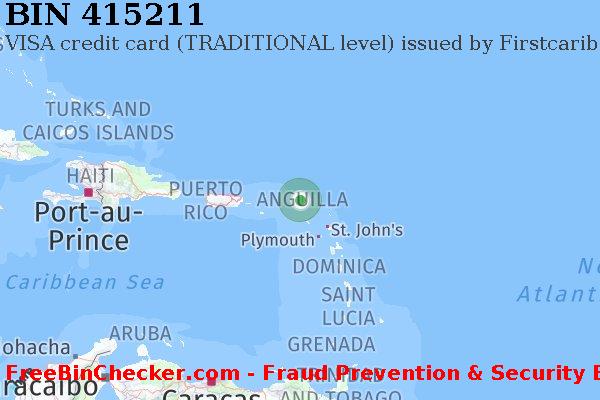 415211 VISA credit Anguilla AI BIN List