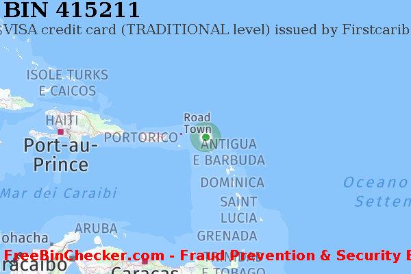 415211 VISA credit Anguilla AI Lista BIN
