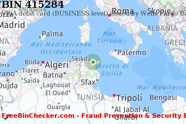 415284 VISA debit Tunisia TN Lista BIN