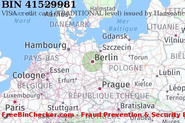41529981 VISA credit Germany DE BIN Liste 
