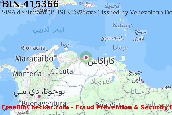 415366 VISA debit Venezuela VE قائمة BIN