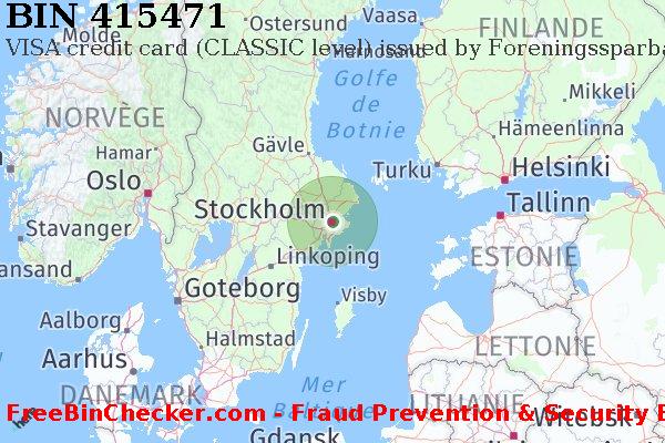415471 VISA credit Sweden SE BIN Liste 