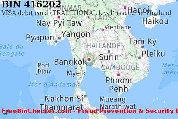 416202 VISA debit Thailand TH BIN Liste 