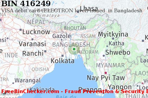416249 VISA debit Bangladesh BD BIN Liste 