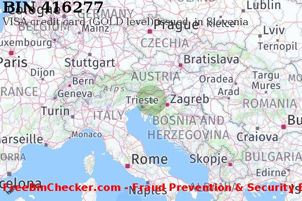 416277 VISA credit Slovenia SI বিন তালিকা