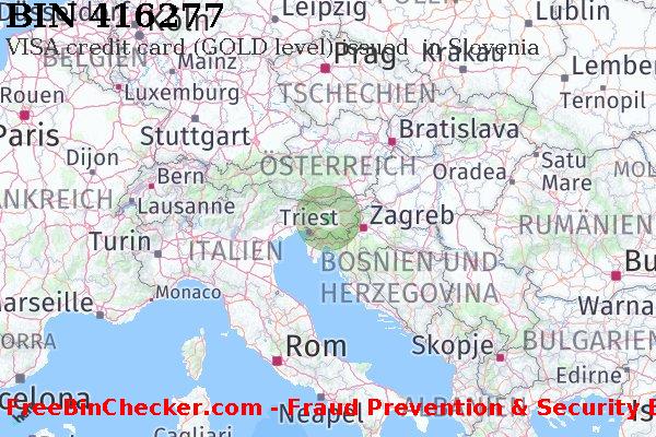 416277 VISA credit Slovenia SI BIN-Liste
