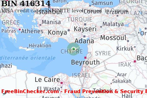 416314 VISA credit Cyprus CY BIN Liste 
